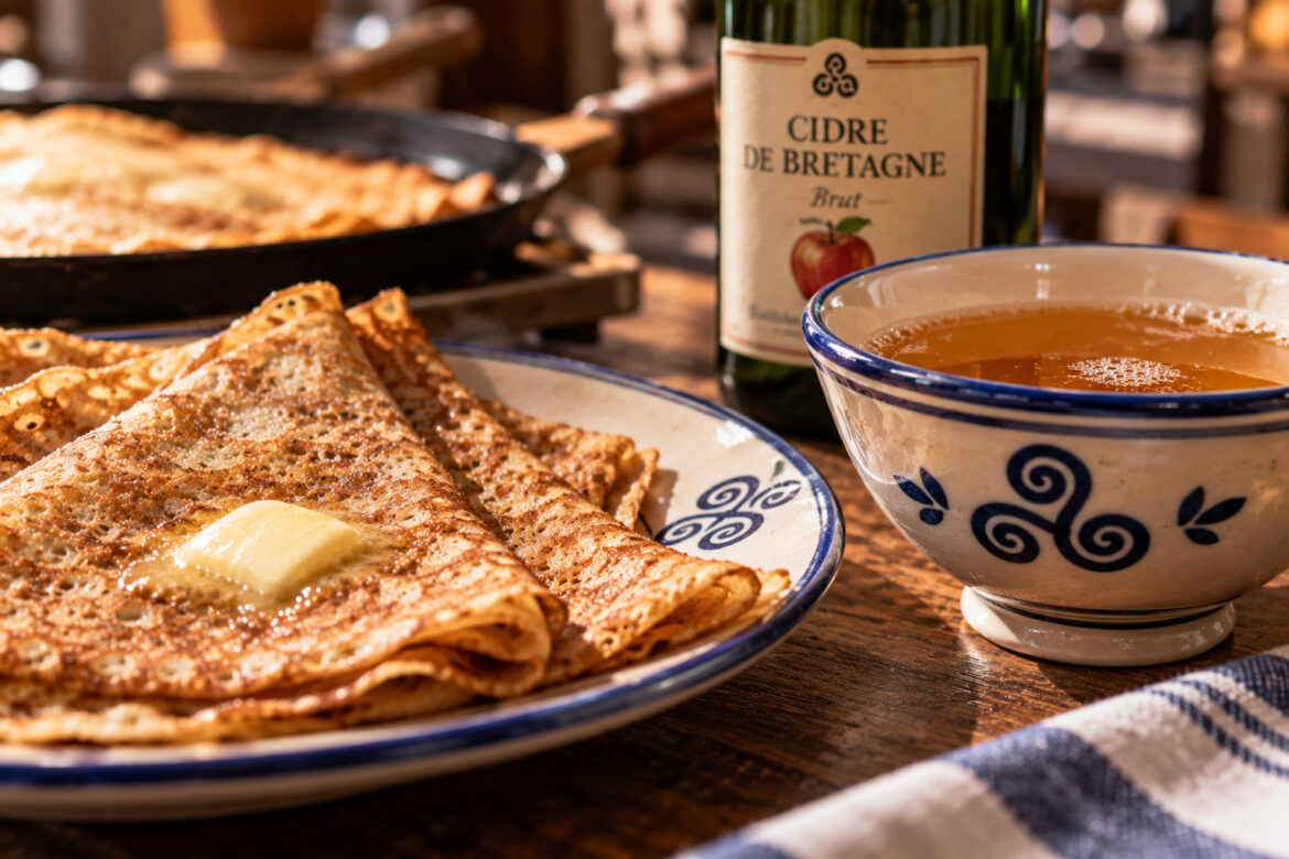 Pourquoi boit-on du cidre avec les crêpes en Bretagne ?
